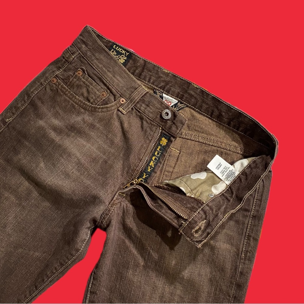 Vintage Lucky Brand Brown Denim Jeans 29x32